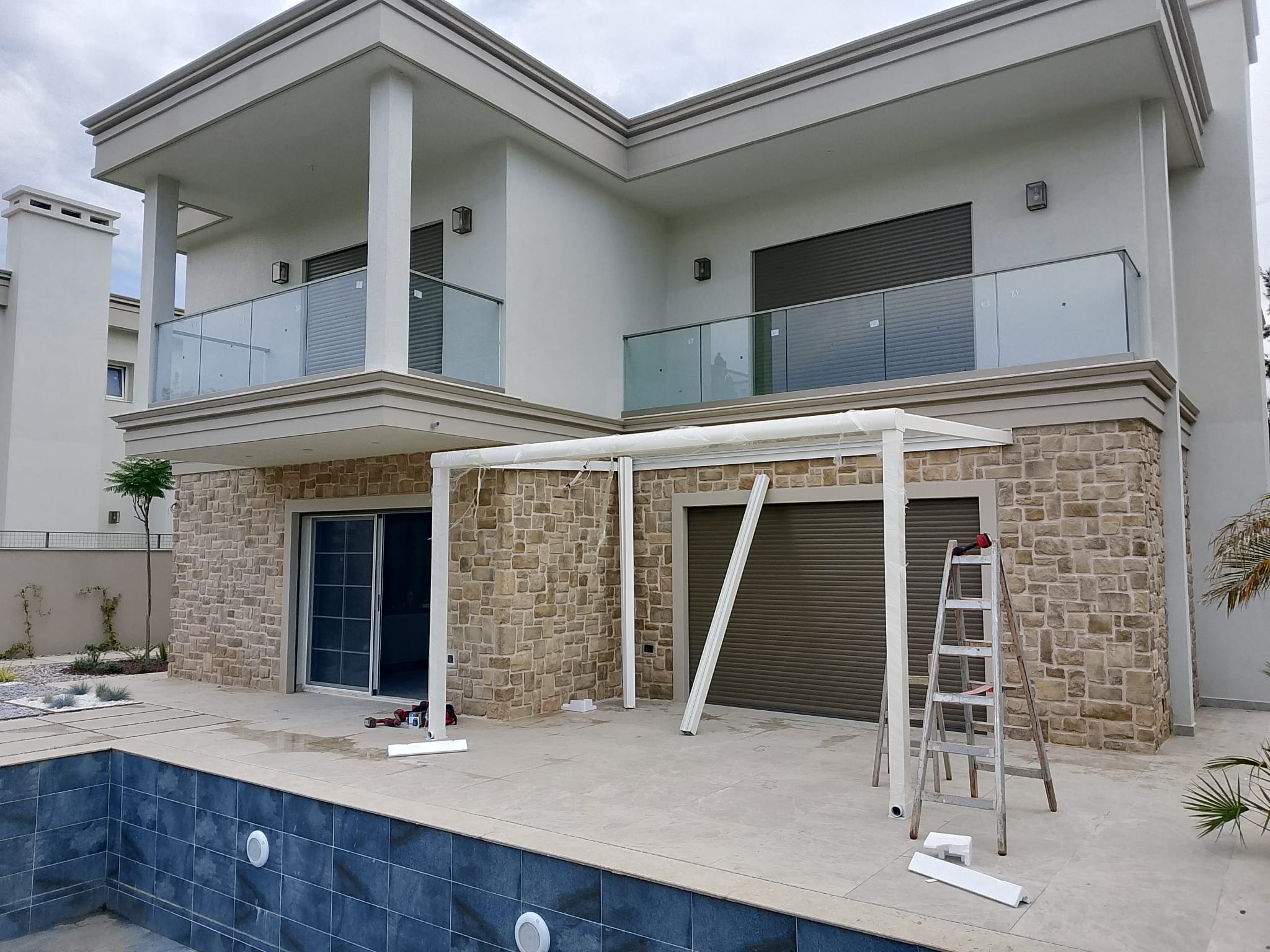 Bodrum villa dış cephe yalıtım projesi